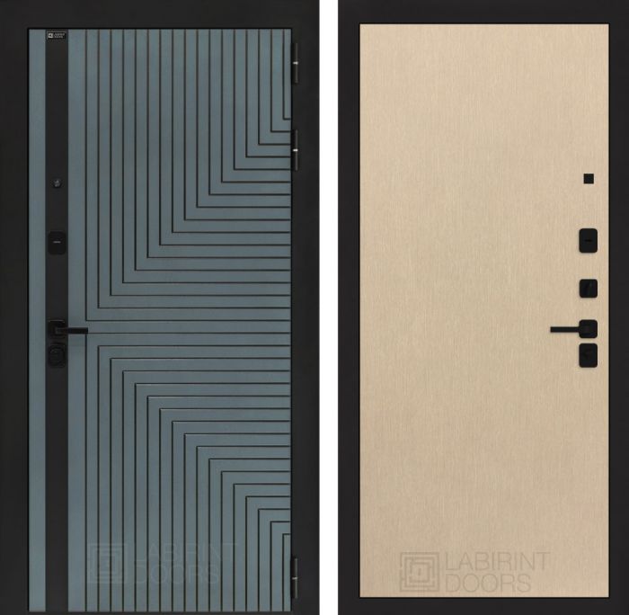 Входная дверь Лабиринт CREDOR 05 – Венге светлый