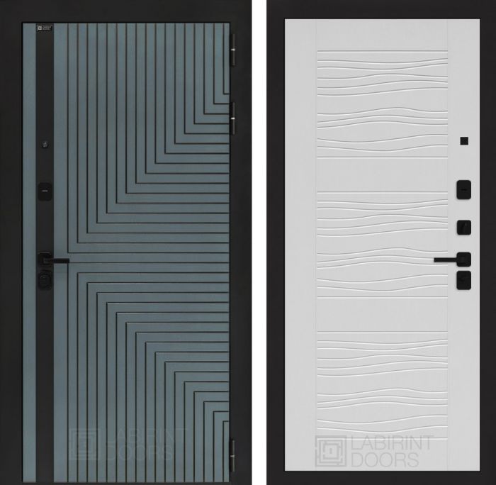 Входная дверь Лабиринт CREDOR 06 – Белое дерево