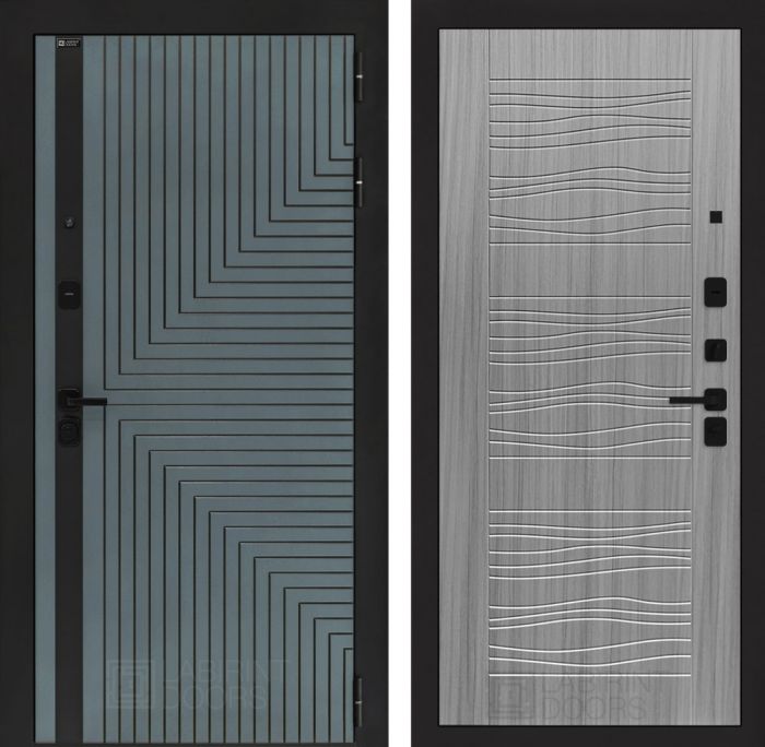 Входная дверь Лабиринт CREDOR 06 – Сандал серый