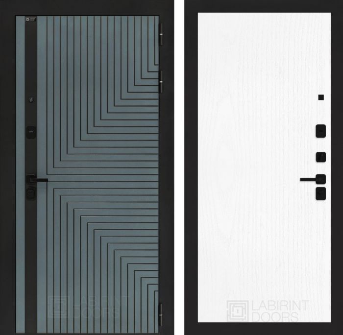 Входная дверь Лабиринт CREDOR 07 – Белое дерево