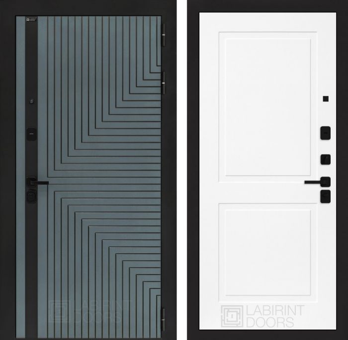 Входная дверь Лабиринт CREDOR 11 – Белый софт