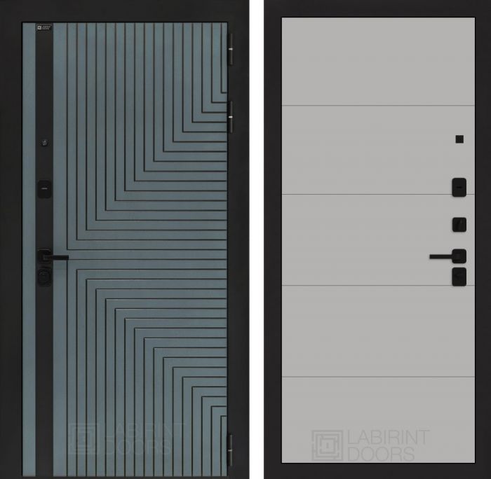 Входная дверь Лабиринт CREDOR 13 – Грей софт