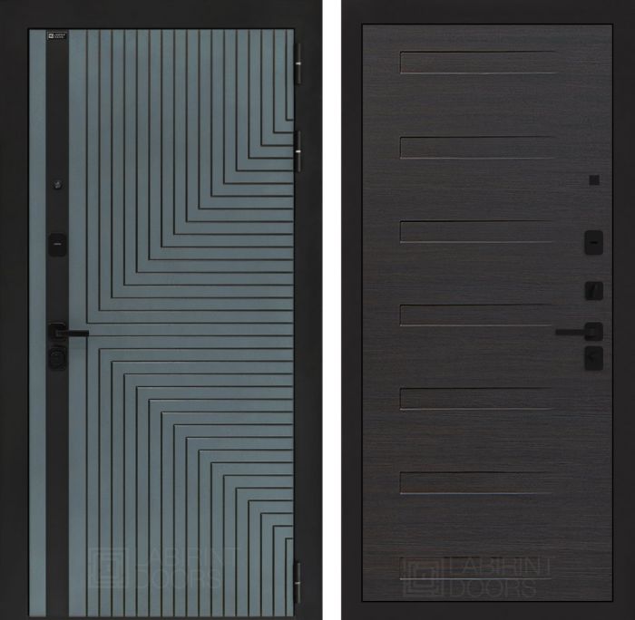 Входная дверь Лабиринт CREDOR 14 – Эковенге горизонтальный