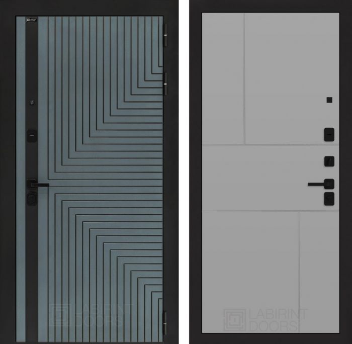Входная дверь Лабиринт CREDOR 21 – Грей софт
