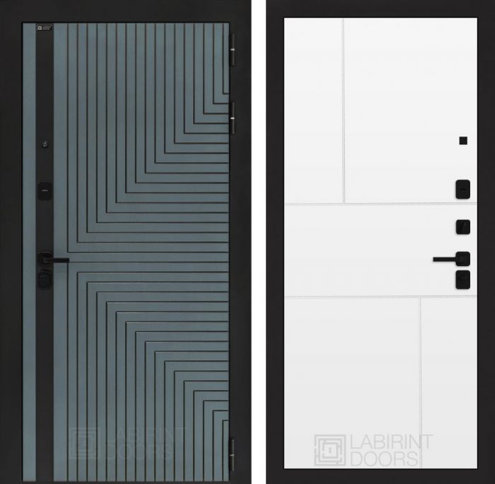 Входная дверь Лабиринт CREDOR 21 – Белый софт