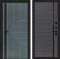 Входная дверь Лабиринт CREDOR 22 – Графит софт, черная вставка
