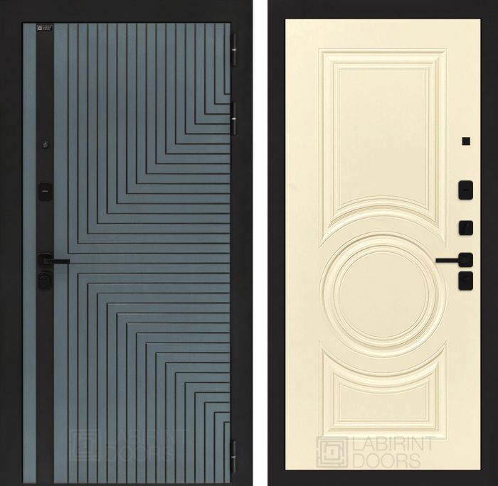 Входная дверь Лабиринт CREDOR 23 – Шампань софт