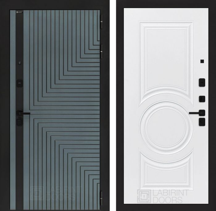 Входная дверь Лабиринт CREDOR 23 – Белый софт