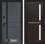 Входная дверь Лабиринт EVOLAB 02 – Венге, стекло белое