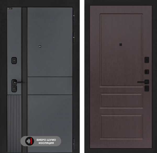 Входная дверь Лабиринт EVOLAB 03 – Орех премиум