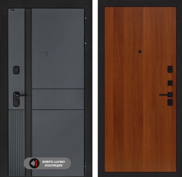 Входная дверь Лабиринт EVOLAB 05 – Итальянский орех