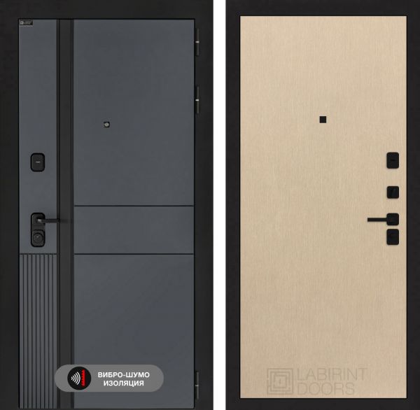 Входная дверь Лабиринт EVOLAB 05 – Венге светлый