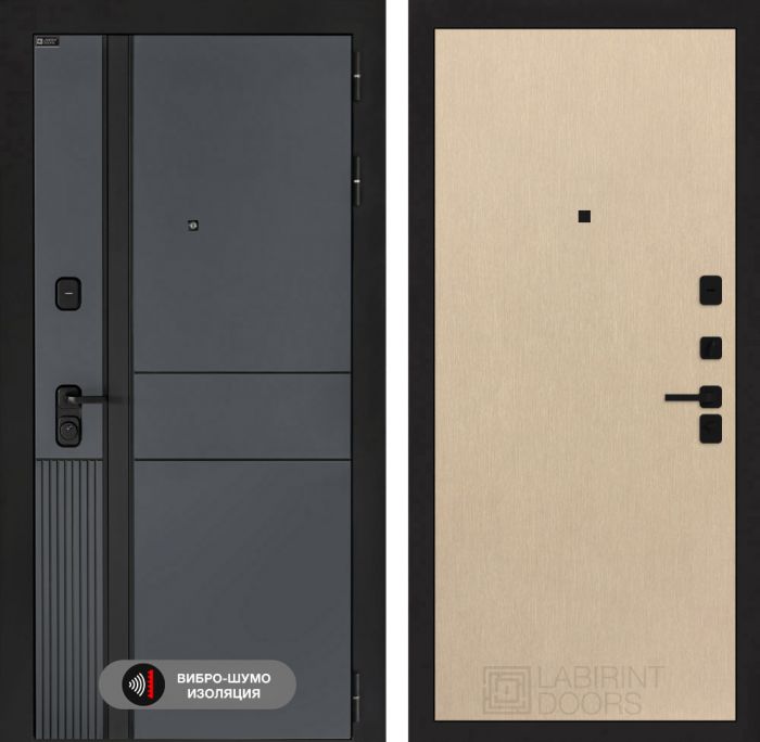 Входная дверь Лабиринт EVOLAB 05 – Венге светлый