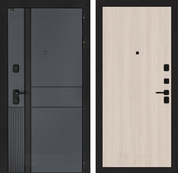 Входная дверь Лабиринт EVOLAB 05 – Ясень светлый