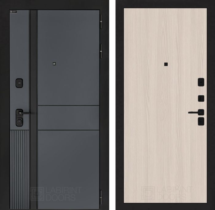 Входная дверь Лабиринт EVOLAB 05 – Ясень светлый