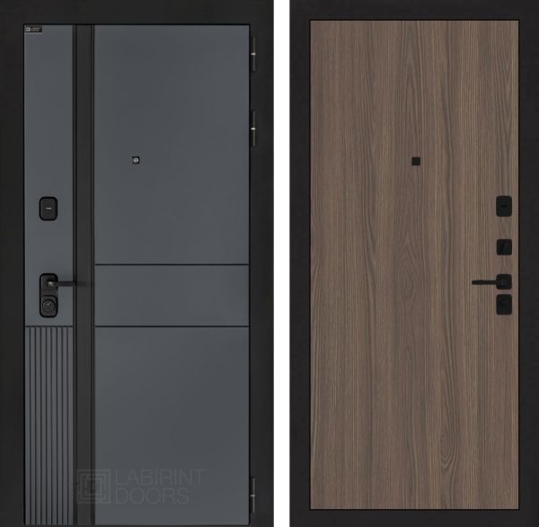 Входная дверь Лабиринт EVOLAB 05 – Ясень темный
