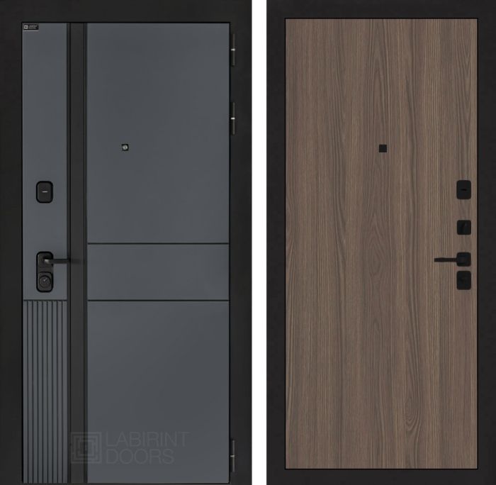 Входная дверь Лабиринт EVOLAB 05 – Ясень темный