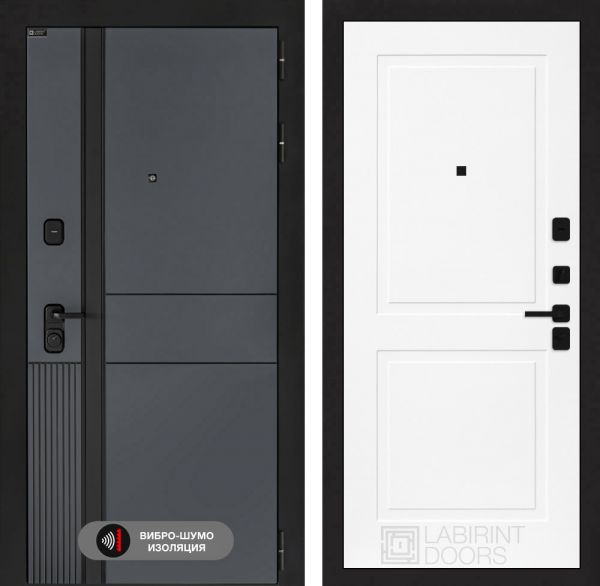 Входная дверь Лабиринт EVOLAB 11 – Белый софт