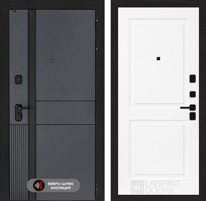 Входная дверь Лабиринт EVOLAB 11 – Белый софт