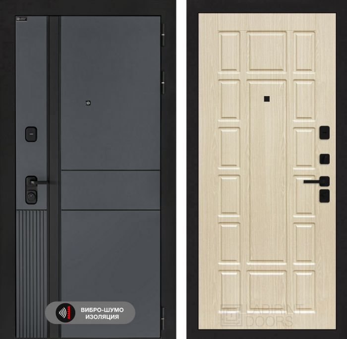 Входная дверь Лабиринт EVOLAB 12 – Беленый дуб