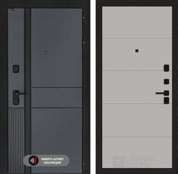 Входная дверь Лабиринт EVOLAB 13 – Грей софт