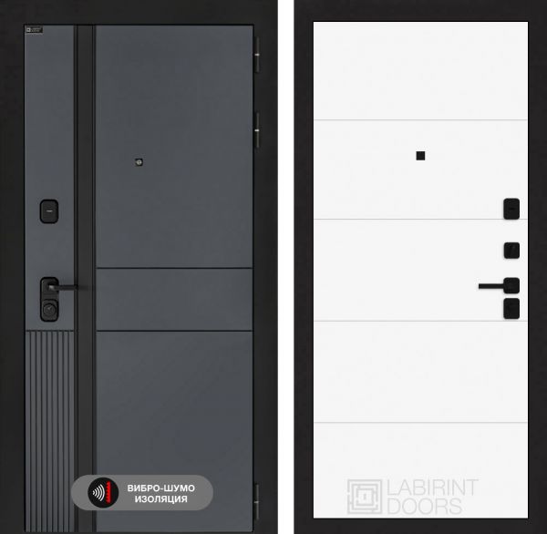 Входная дверь Лабиринт EVOLAB 13 – Белый софт