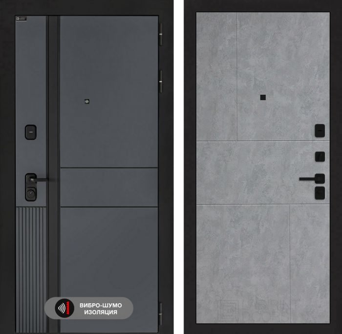 Входная дверь Лабиринт EVOLAB 21 – Бетон светлый