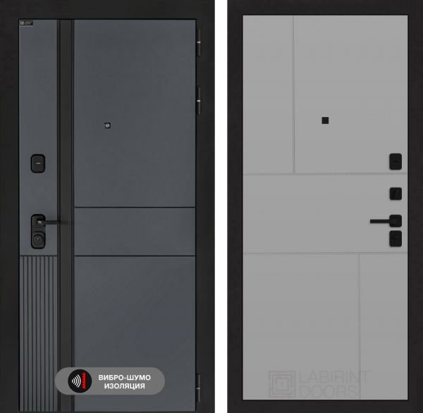 Входная дверь Лабиринт EVOLAB 21 – Грей софт