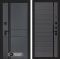 Входная дверь Лабиринт EVOLAB 22 – Графит софт, черная вставка