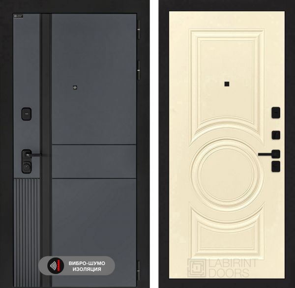 Входная дверь Лабиринт EVOLAB 23 – Шампань софт