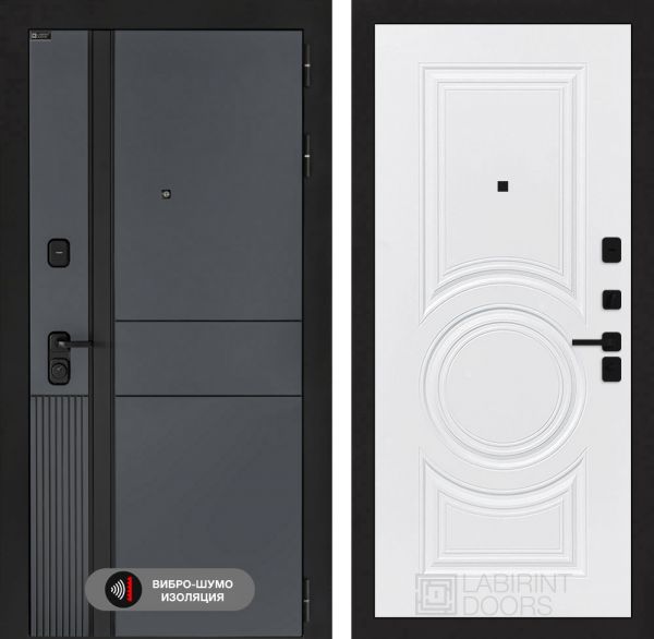 Входная дверь Лабиринт EVOLAB 23 – Белый софт
