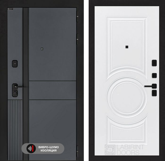 Входная дверь Лабиринт EVOLAB 23 – Белый софт