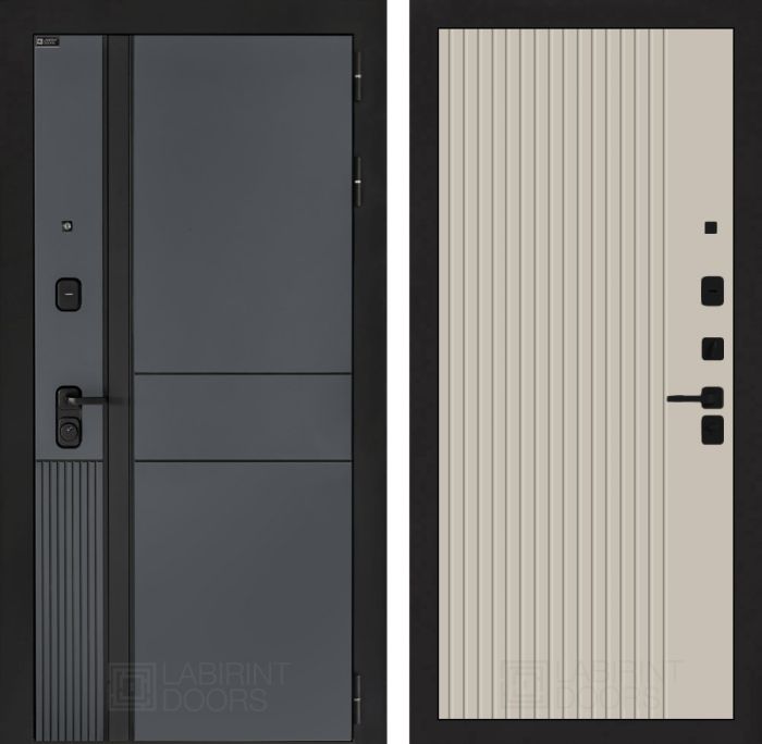 Входная дверь Лабиринт EVOLAB 29 – Капучино