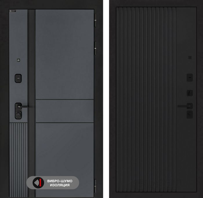 Входная дверь Лабиринт EVOLAB 29 – Черный кварц