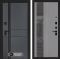 Входная дверь Лабиринт EVOLAB с Зеркалом 32 тонированным – Серый рельеф софт
