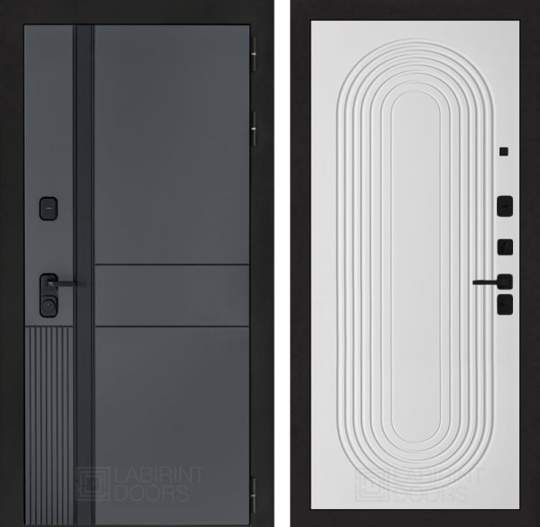 Входная дверь Лабиринт EVOLAB 33 - Белый софт