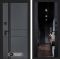 Входная дверь Лабиринт EVOLAB с зеркалом тонированным Максимум – Черный кварц