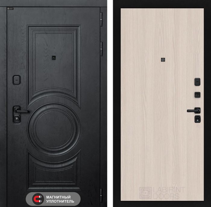 Входная дверь Лабиринт GRAND 05 - Ясень светлый