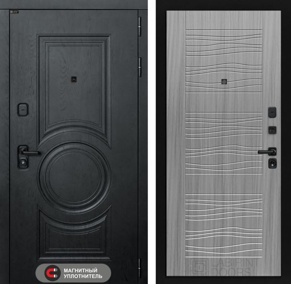 Входная дверь Лабиринт GRAND 06 - Сандал серый