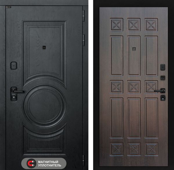 Входная дверь Лабиринт GRAND 16 - Алмон 28 (Винорит)