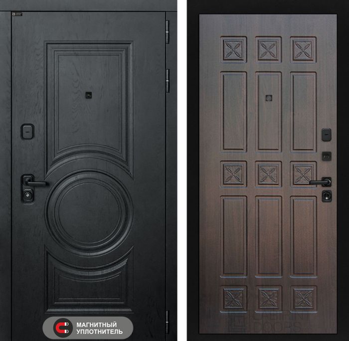 Входная дверь Лабиринт GRAND 16 - Алмон 28 (Винорит)