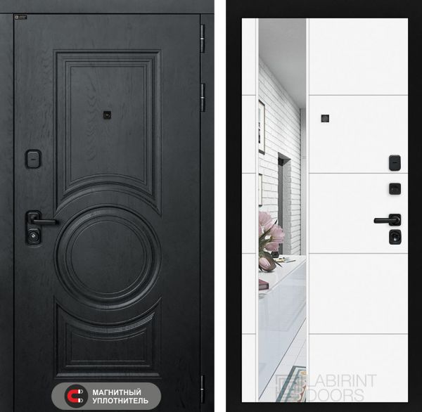 Входная дверь Лабиринт GRAND 19 - Белый софт