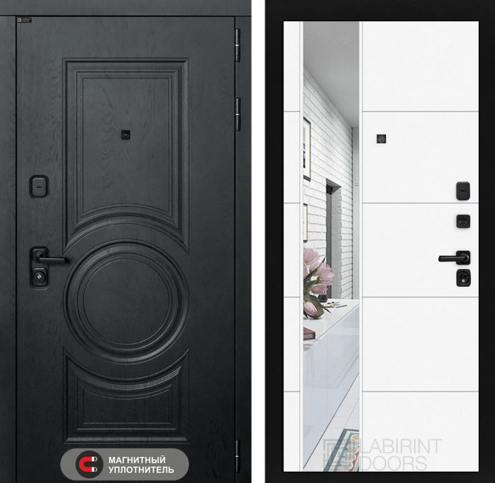 Входная дверь Лабиринт GRAND 19 - Белый софт