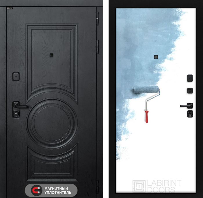 Входная дверь Лабиринт GRAND 28 - Грунт под покраску