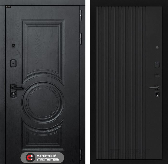 Входная дверь Лабиринт Гранд (GRAND) 29 - Черный кварц