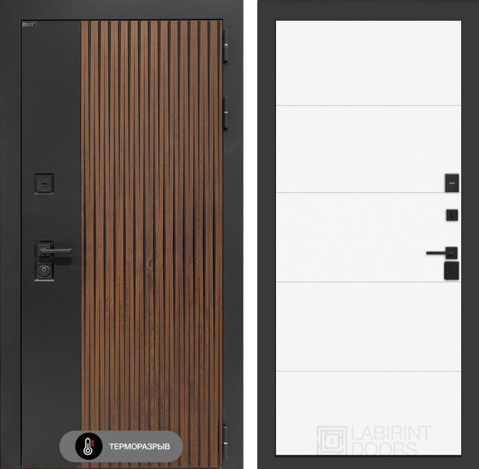 Входная дверь Лабиринт Айслаб 13 – Белый софт