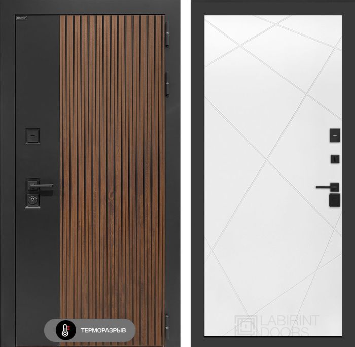 Входная дверь Лабиринт Айслаб 24 – Белый софт