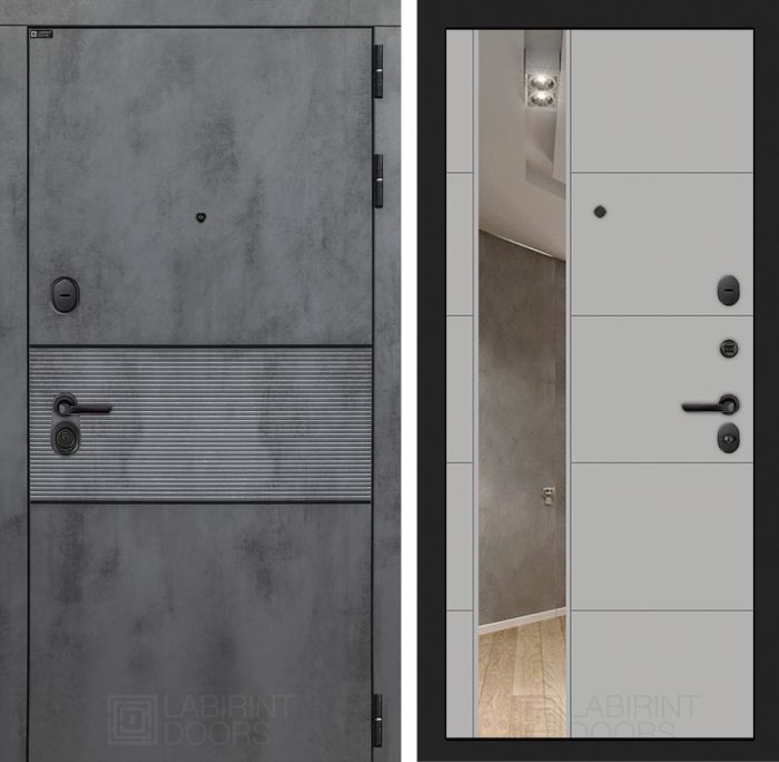 Входная дверь Лабиринт INFINITY 19 - Грей софт