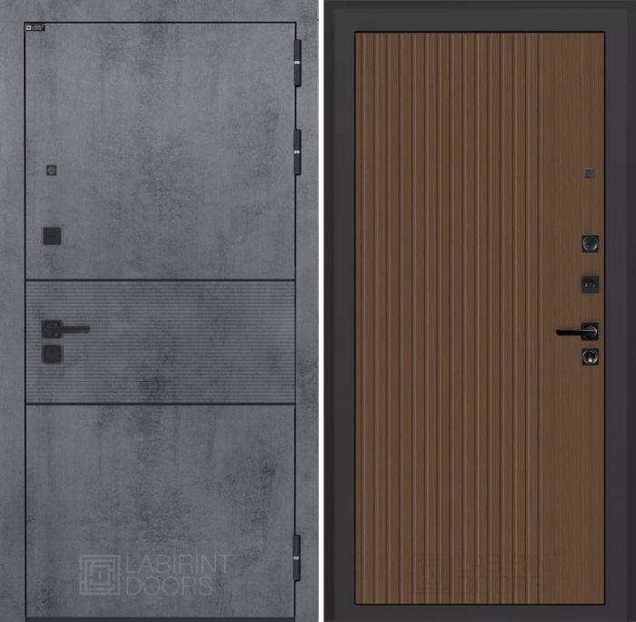 Входная дверь Лабиринт Инфинити (INFINITY) 29 - Дуб кантри темный