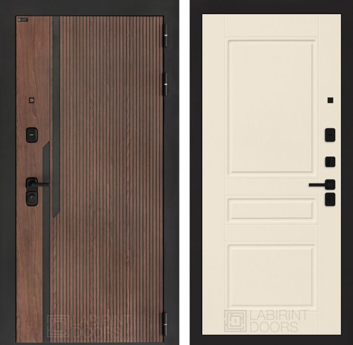 Входная дверь Лабиринт KARMINA 03 – Крем софт